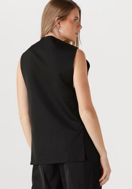 Zwarte WITHBLACK Gilet WBLSELMA LINEN WAISTCOAT - large