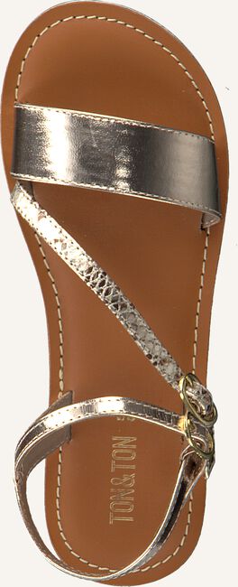Gouden TON & TON Platte sandalen SH706 Gouden TON & TON Platte sandalen SH706 - large