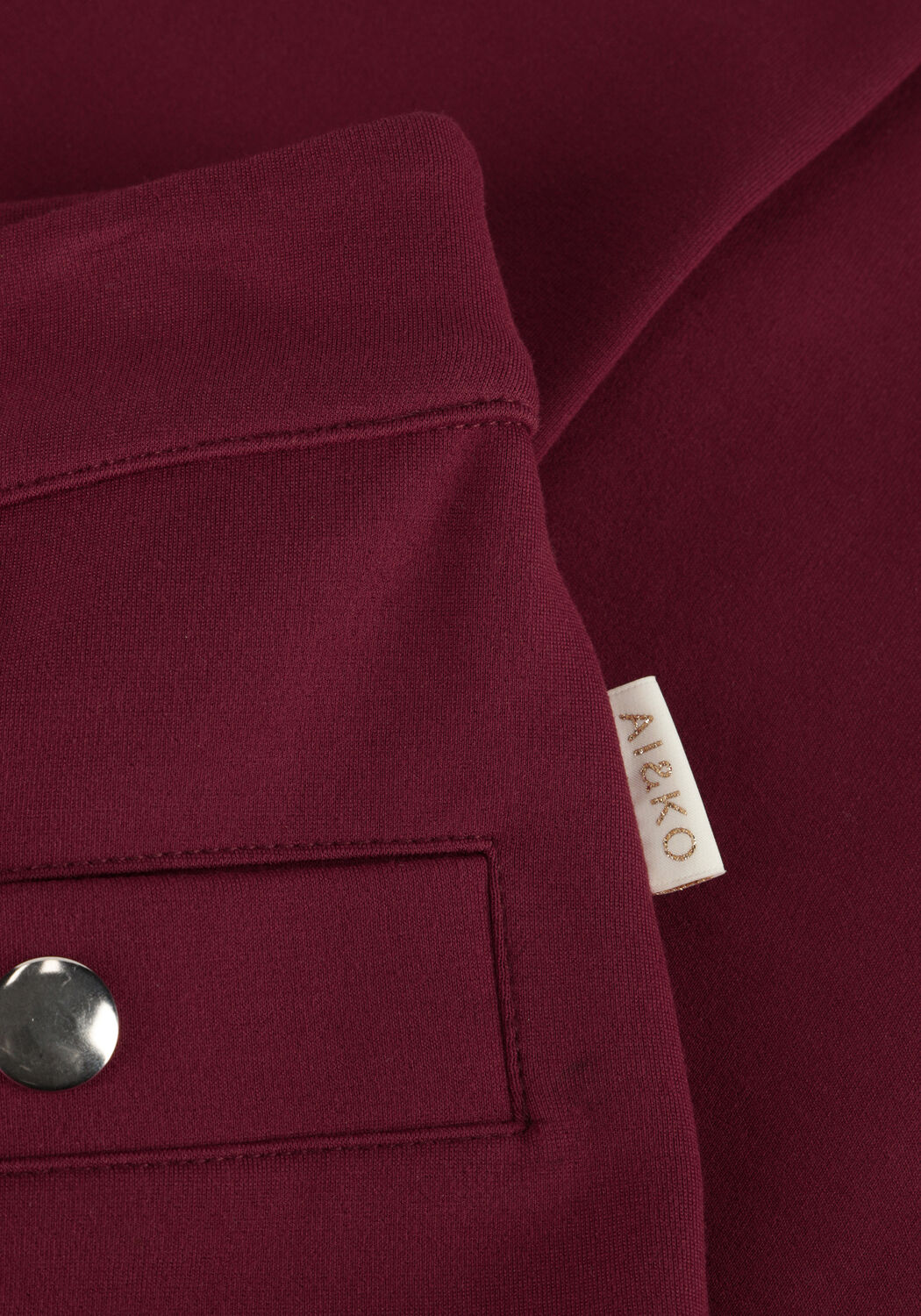 Paarse AI&KO Flared broek LAILA VIS 287 G - large