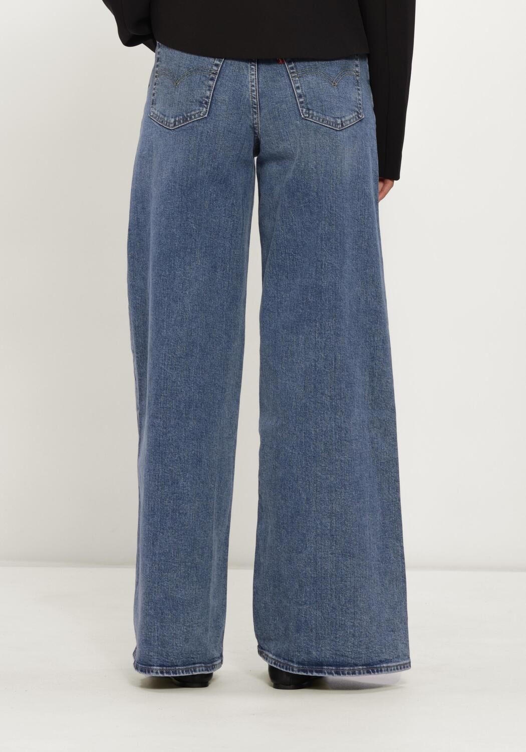 Blauwe LEVI'S Wide jeans 728 HR WIDE LEG SWEET SUCCESS - large