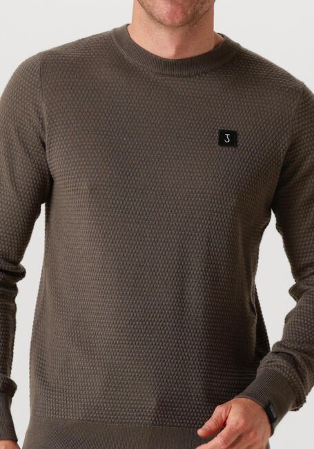 Grijze BUTCHER OF BLUE Trui STRUCTURE CREW - large