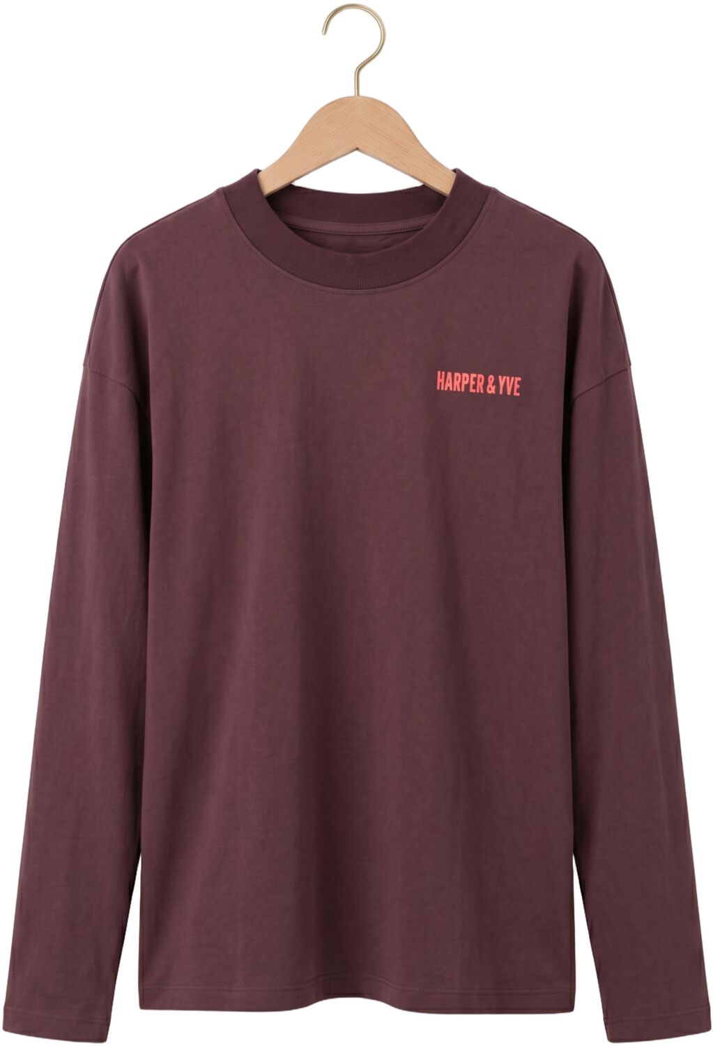 HARPER & YVE Dames Tops & T-shirts Elana-ls Bordeaux