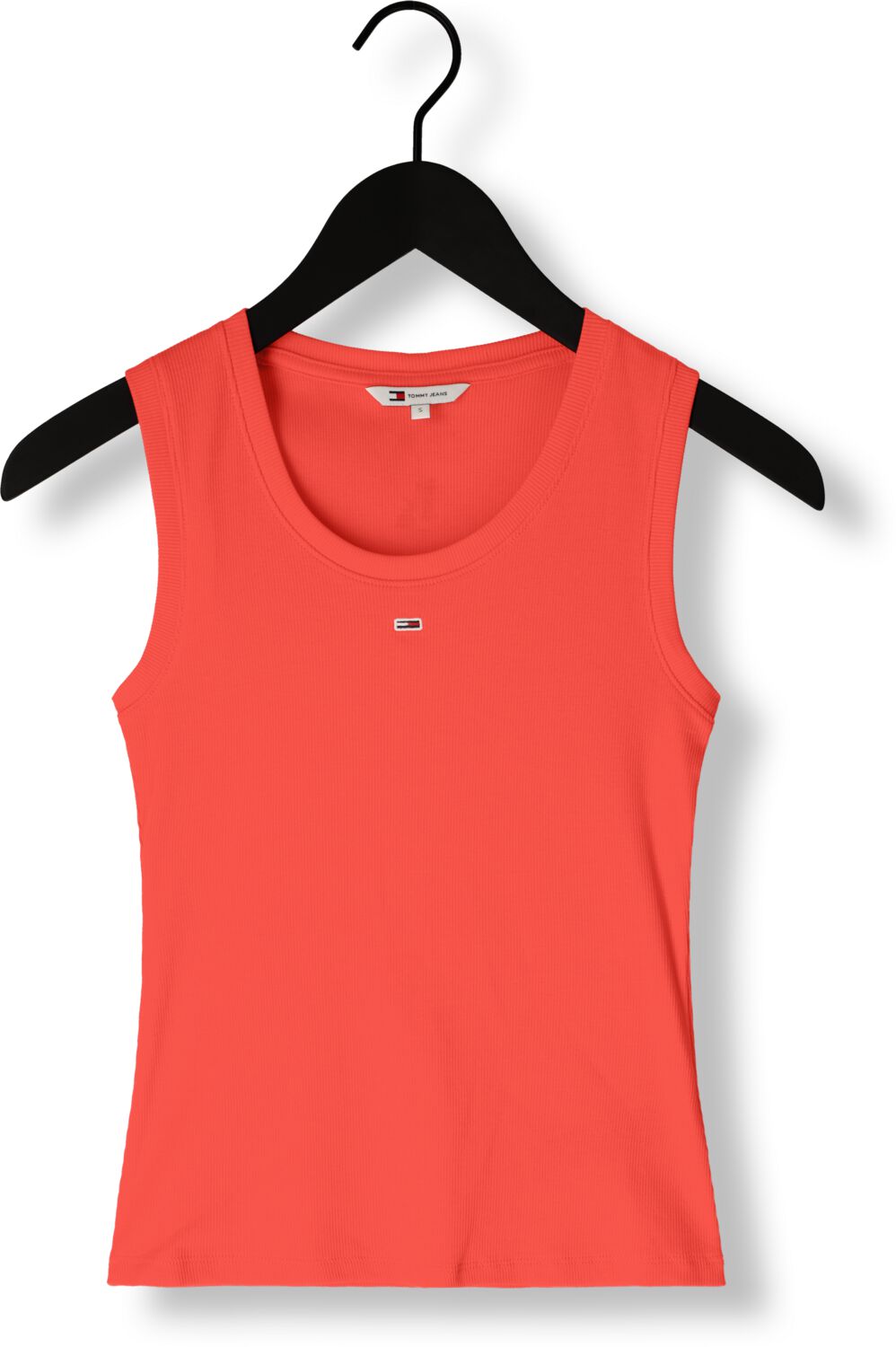 TOMMY JEANS Dames Tops & T-shirts Tjw Essential Rib Tank Ext Oranje
