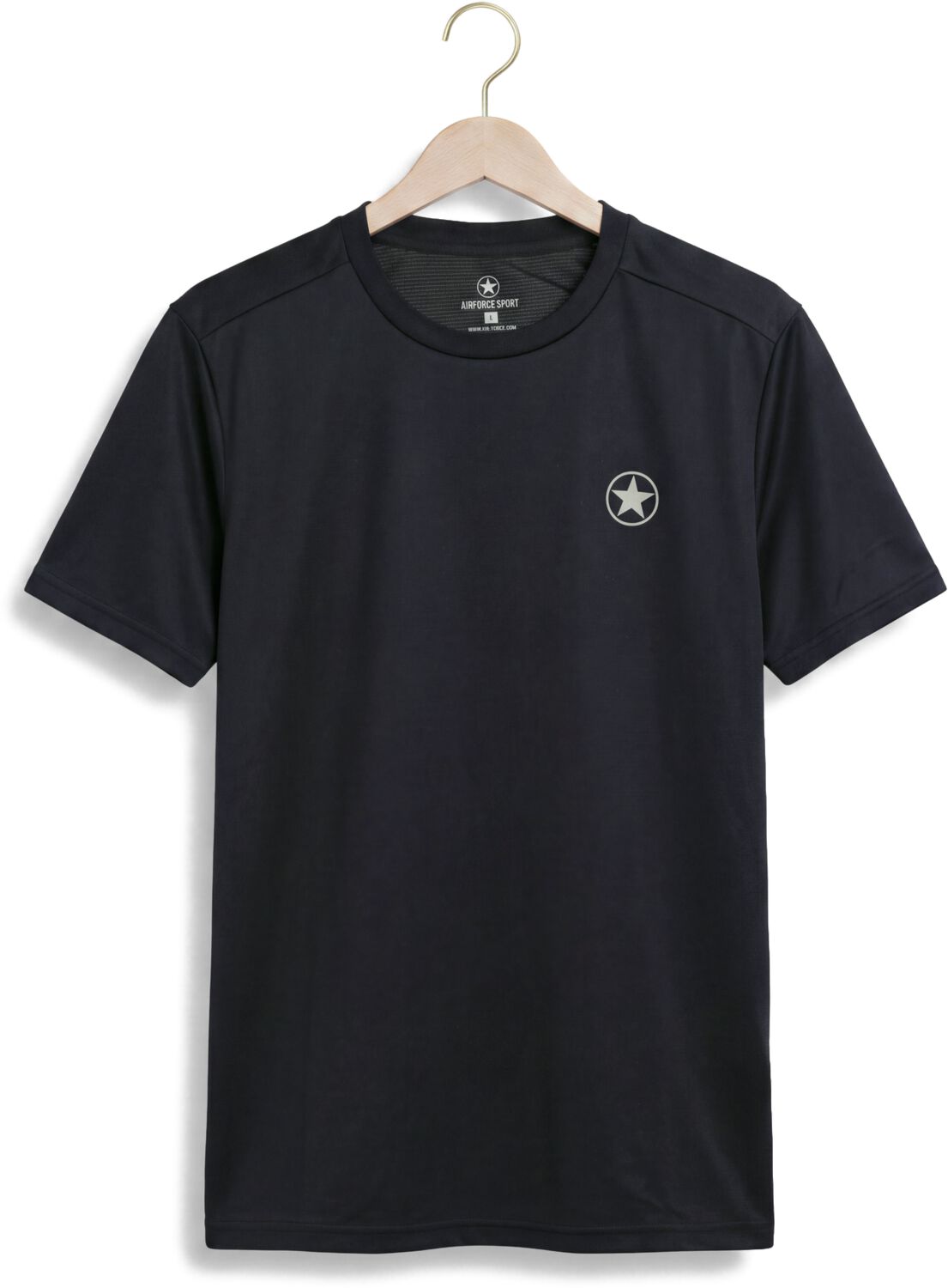 AIRFORCE Heren Polo's & T-shirts Easton Sport T-shirt Donkerblauw