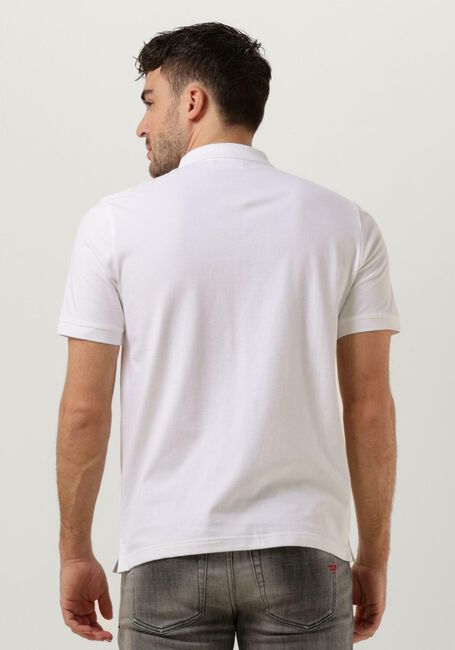 Witte CALVIN KLEIN Polo STRETCH PIQUE SLIM BUTTON POLO - large
