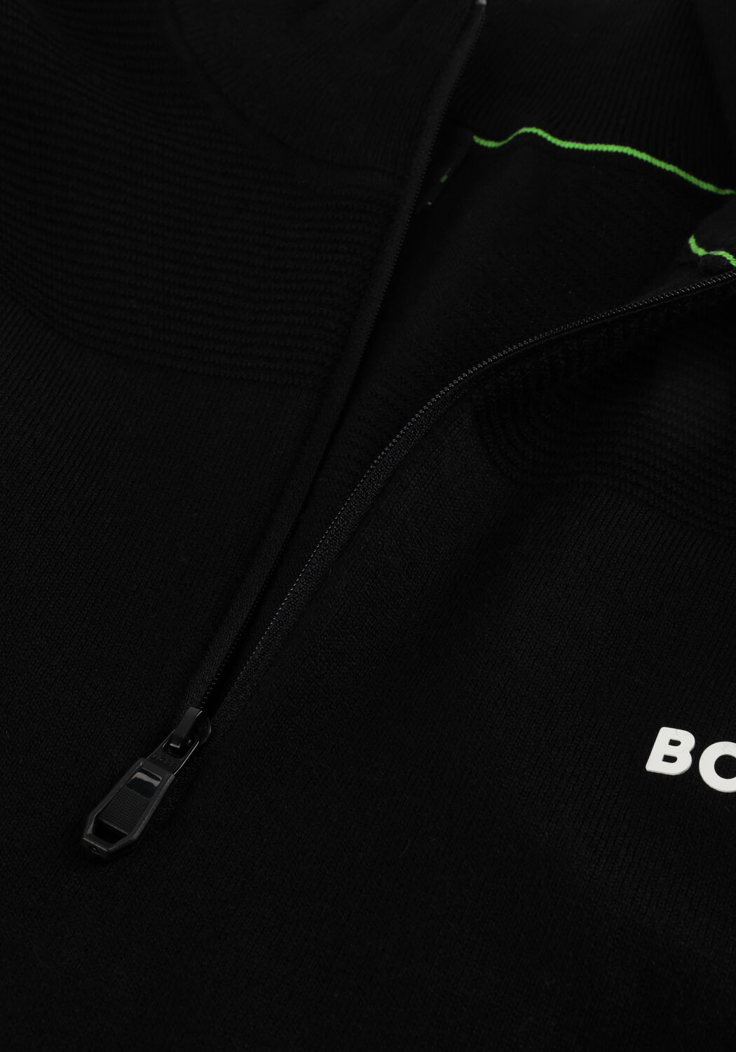Zwarte BOSS GREEN Trui KN_MOMENTUM-X QZ - large