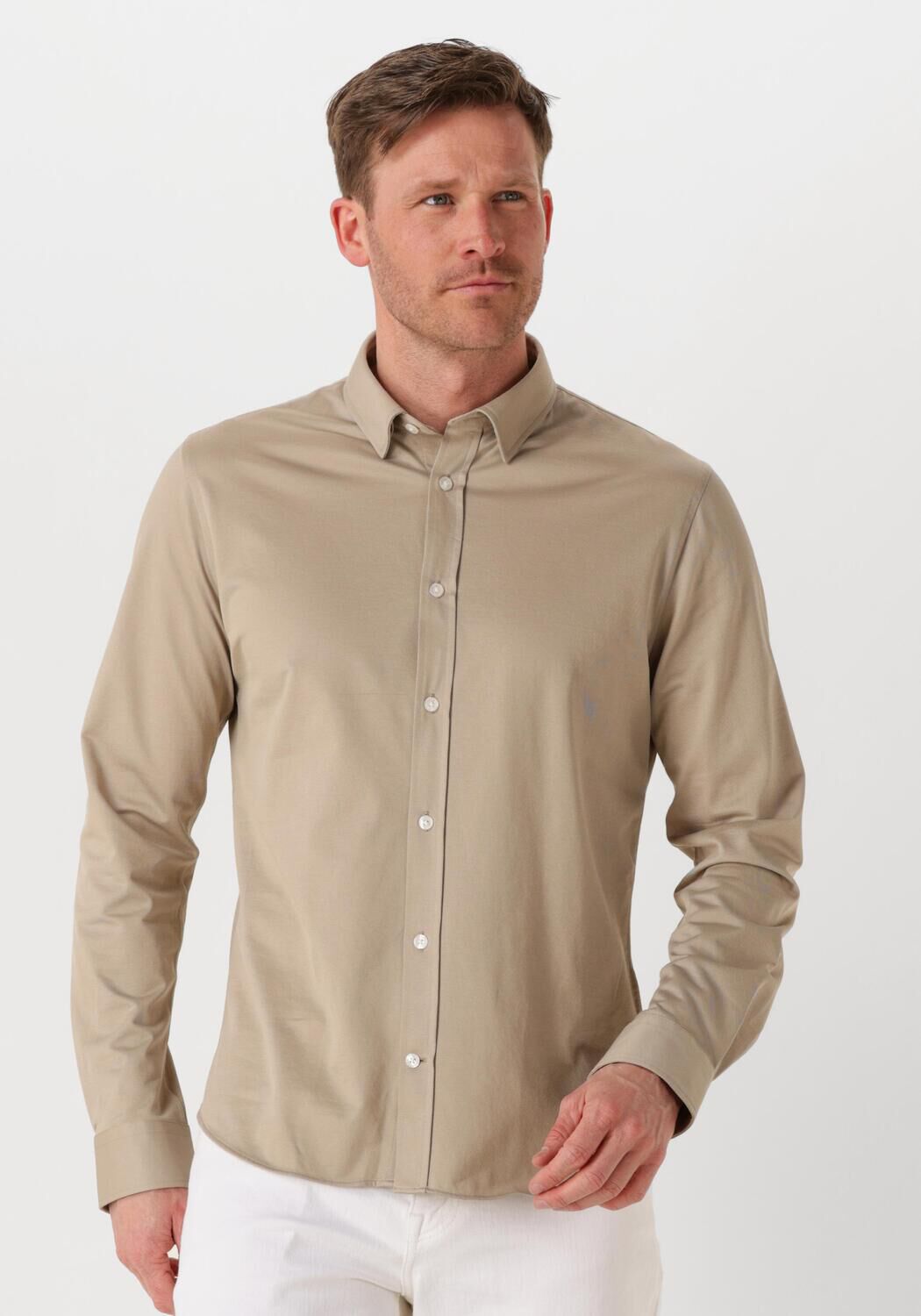MATINIQUE Heren Overhemden Matrostol Bu Beige