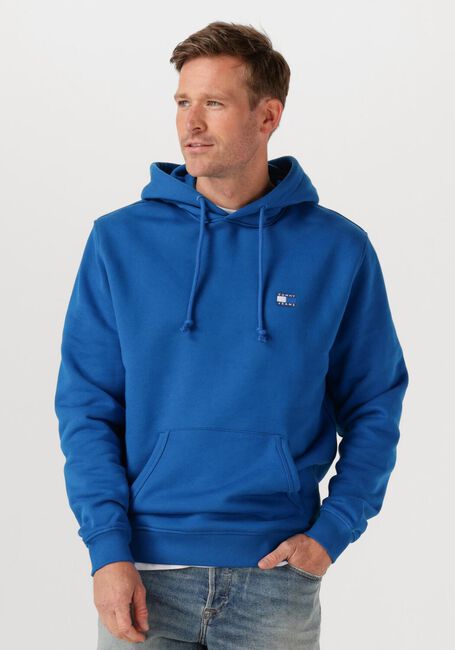 Blauwe TOMMY JEANS Trui TJM REG BADGE HOODIE EXT - large