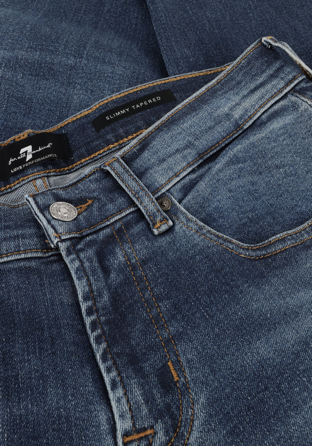 Blauwe 7 FOR ALL MANKIND Slim fit jeans SLIMMY TAPERED - large