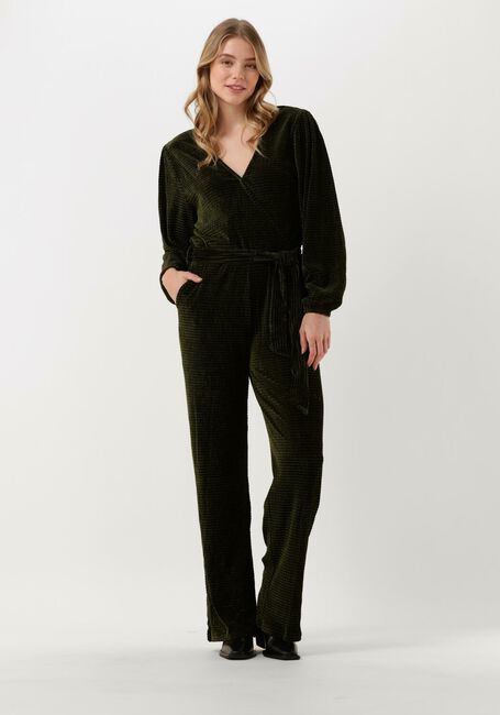 Donkergroene ANOTHER LABEL Jumpsuit PACHE JUMPSUIT L/S - large