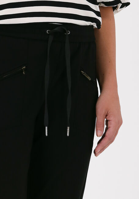 Zwarte SUMMUM Flared broek TROUSERS PUNTO MILANO - large