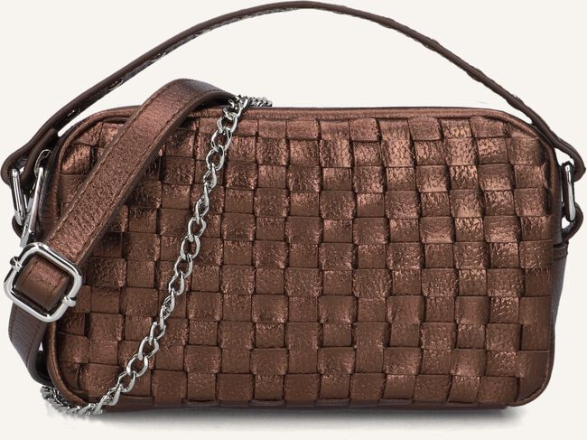 Bronzen NÚNOO Schoudertas LYRA METALLIC Bronzen NÚNOO Schoudertas LYRA METALLIC - large