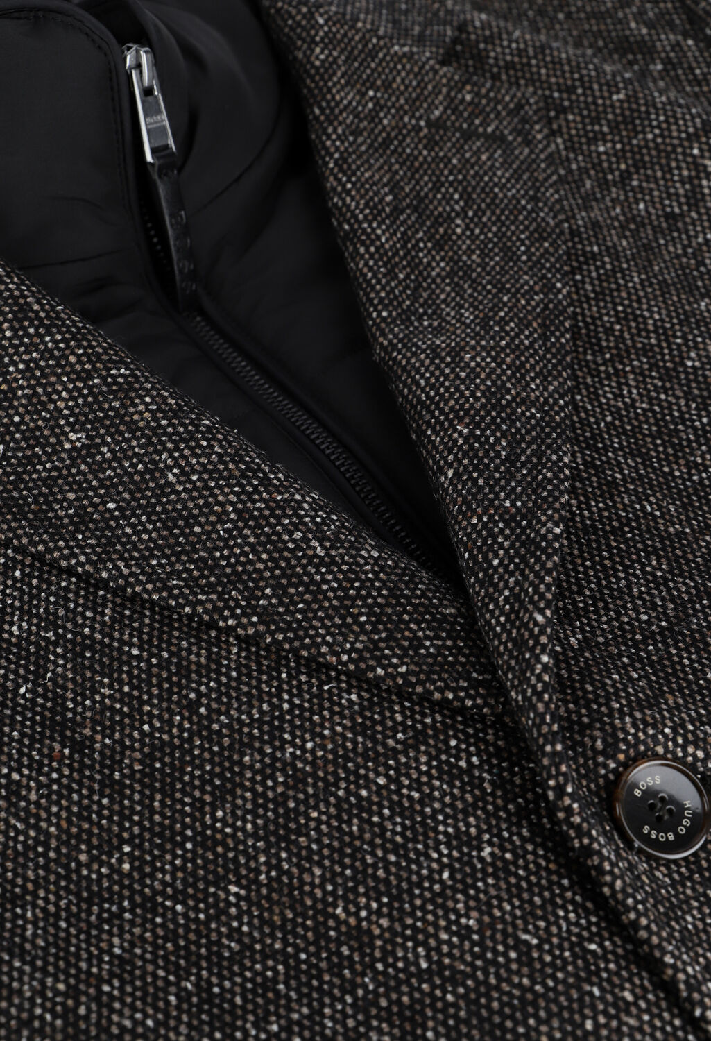 Donkergrijze BOSS BLACK Mantel H-HYDE-BIB-214 10237592 01 - large
