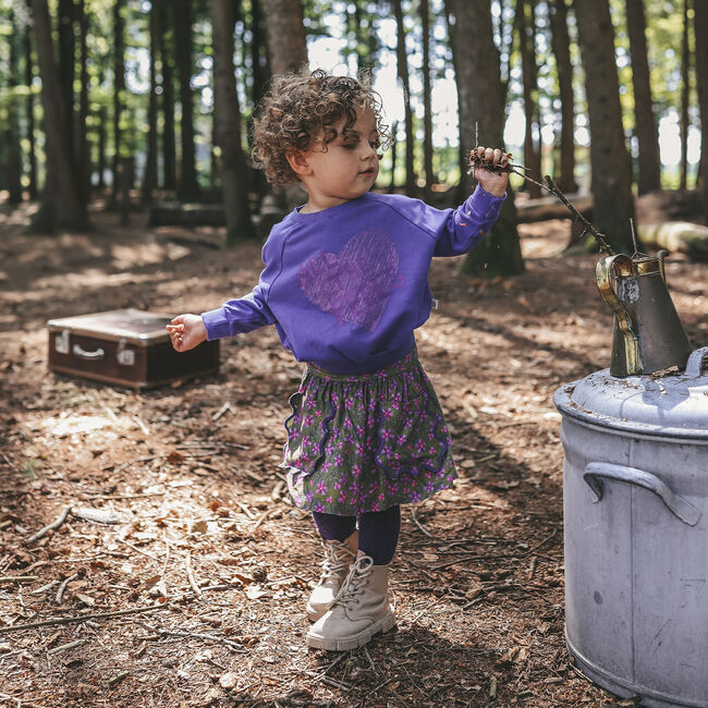 Olijf YOUR WISHES Minirok VIVID FLOWER POCKET SKIRT - large