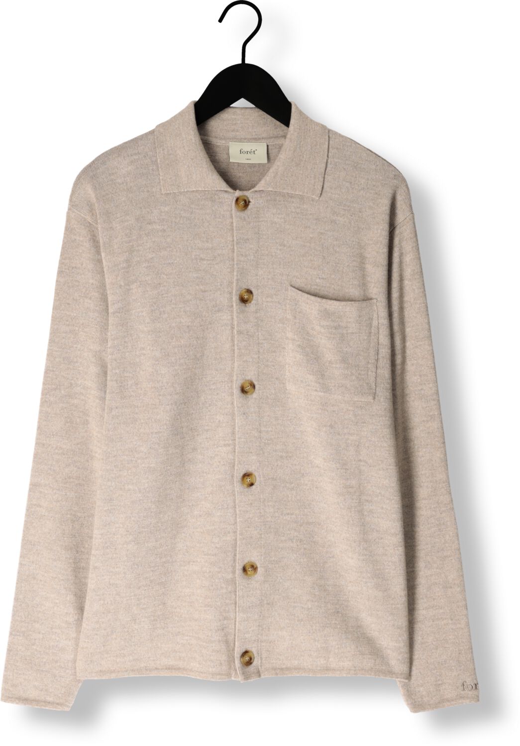 FORÉT Forét Heren Truien & Vesten Craft Cardigan Zand