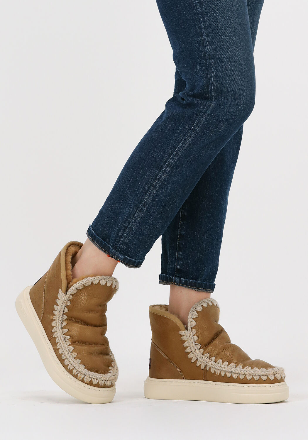 Mou Laarzen met sleehak Zwart - Schoenen.nl
