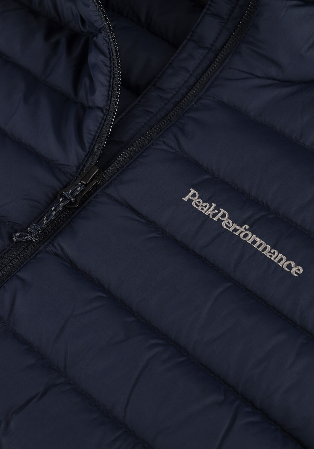 Blauwe PEAK PERFORMANCE Gewatteerde jas W DOWN LINER HOOD JACKET - large