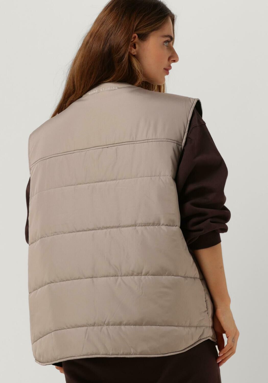 Zwarte ESM&Eacute; STUDIOS Bodywarmer KINSLEY REVERSIBLE VEST - large