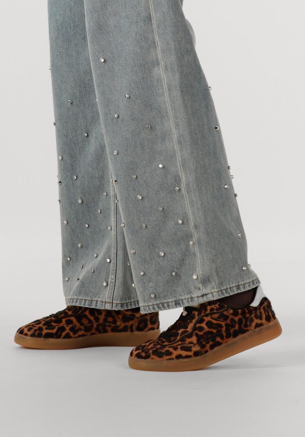 Bruine THE HOFF BRAND Lage sneakers ALLEY LEOPARD - large