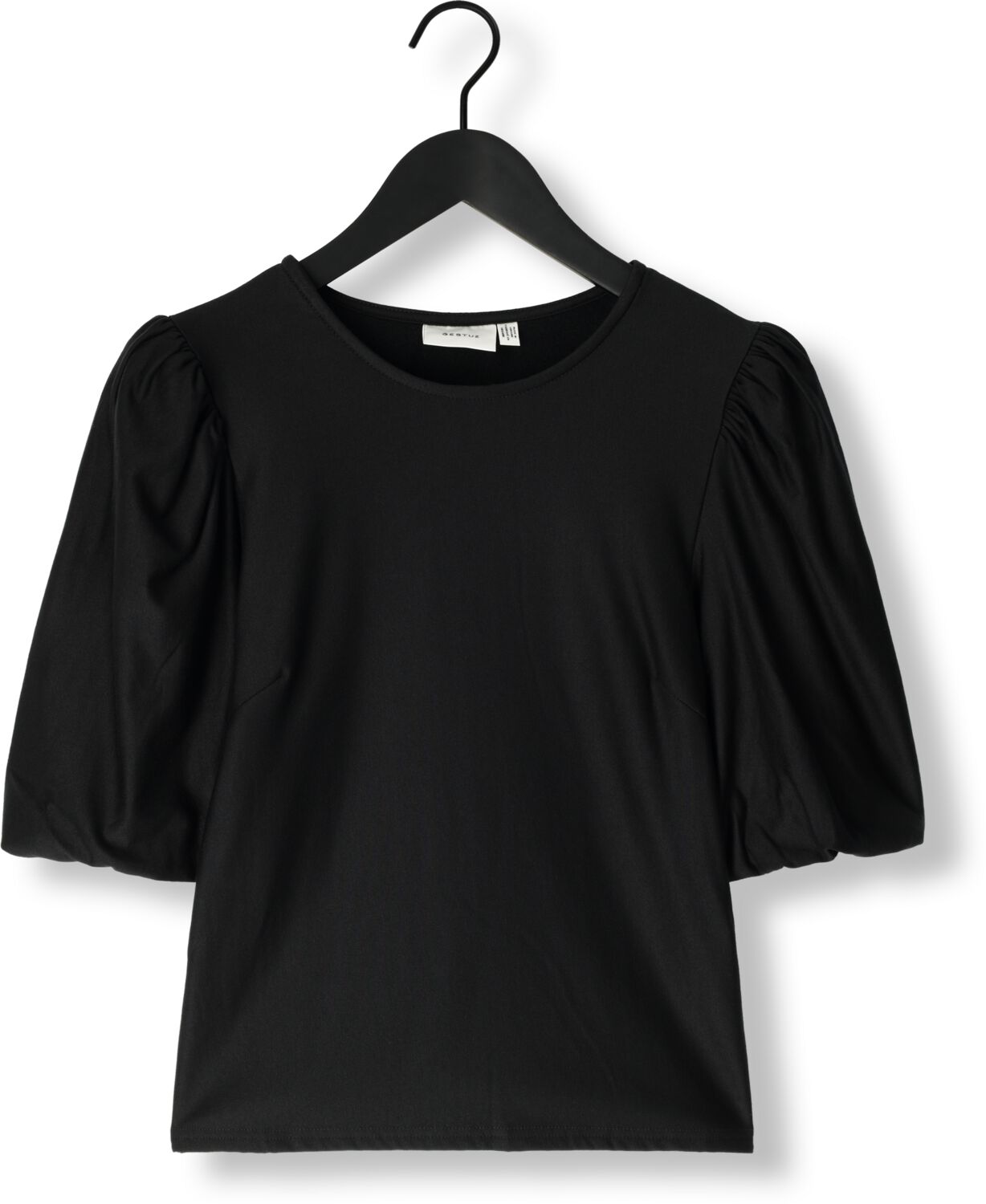 GESTUZ Dames Tops & T-shirts Rifagz Balloon Blouse Zwart