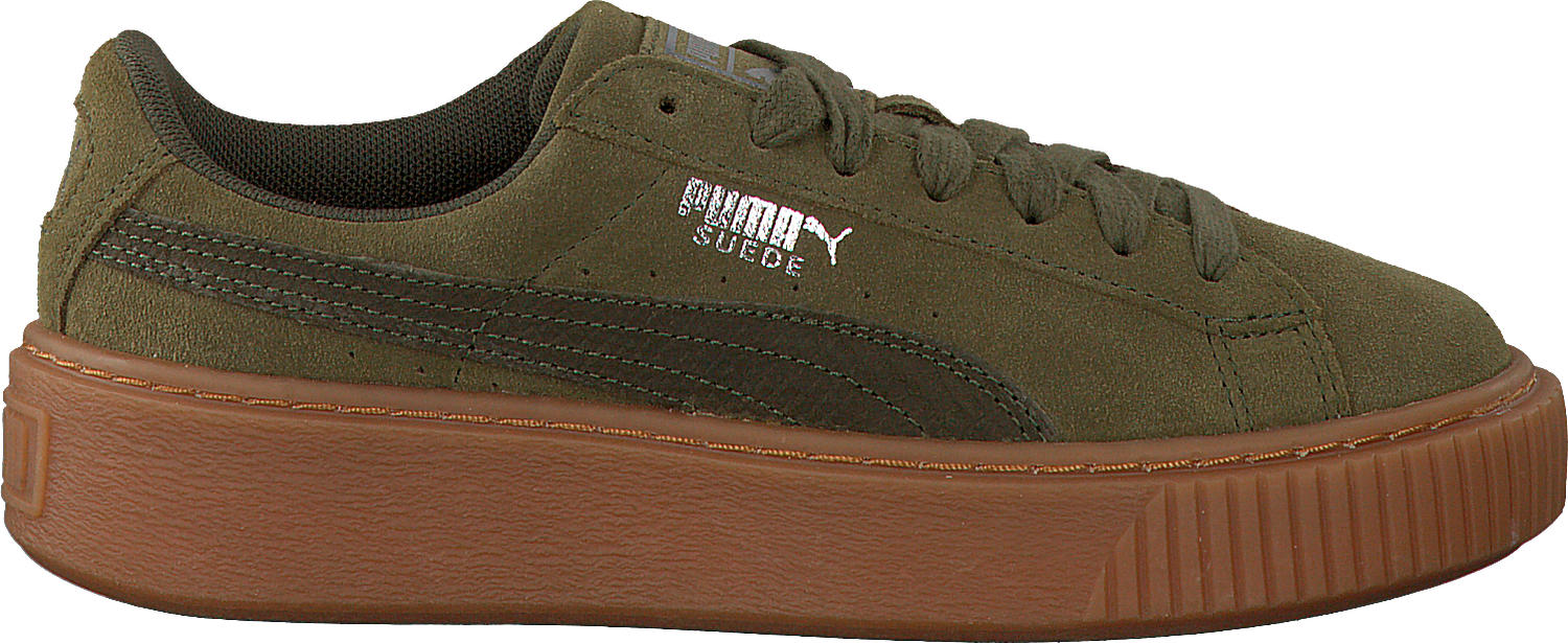 puma suede platform animal