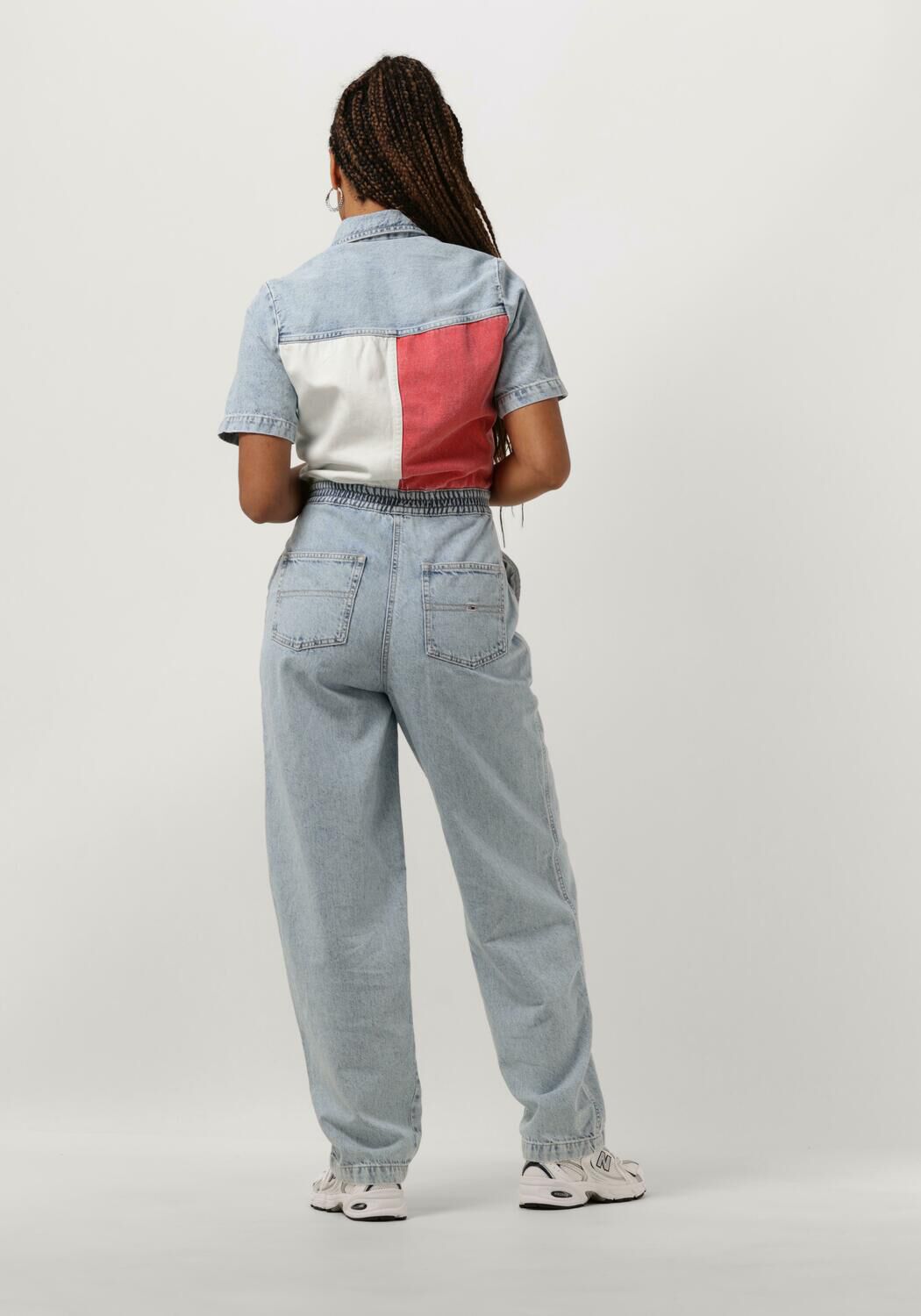 TOMMY JEANS Dames Jumpsuits Boiler Suit Flag Blauw