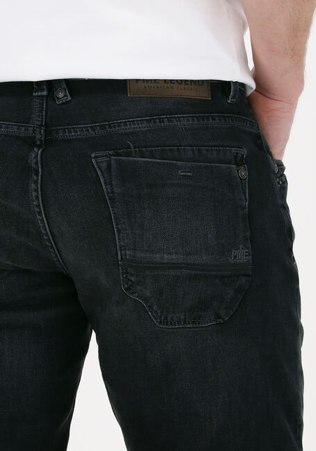 Zwarte PME LEGEND Jeans SKYMASTER SHORTS TRUE BLACK DENIM - large