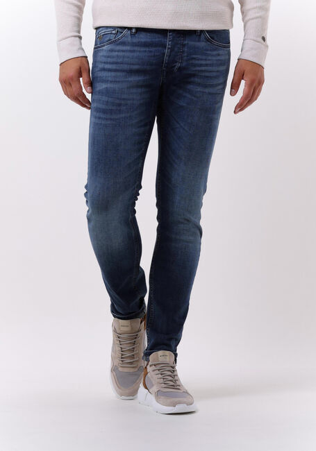 Blauwe CAST IRON Slim fit jeans RISER SLIM ALL TIME BLUE - large