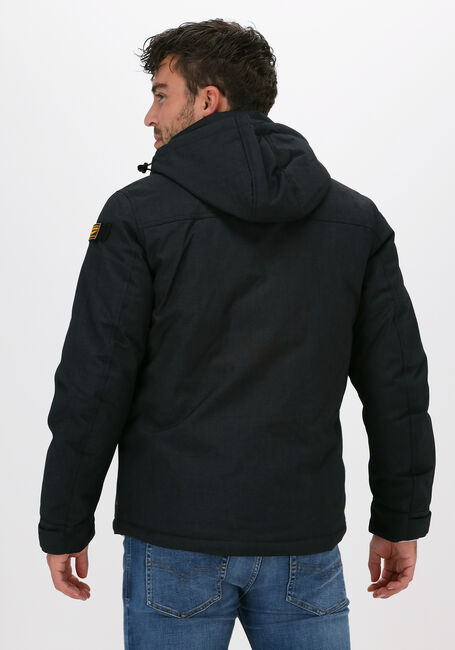 Zwarte PME LEGEND Gewatteerde jas SEMI LONG JACKET STRATOR MELAN - large