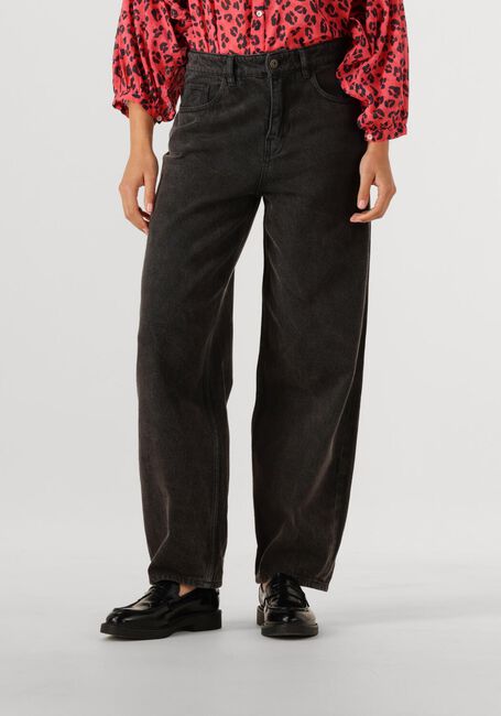 Zwarte BY-BAR Wijde broek LEW BLACK PANTS - large