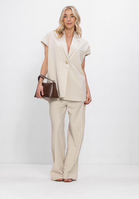 Ecru SECOND FEMALE Truien/vesten BLANCA WAISTCOAT - large