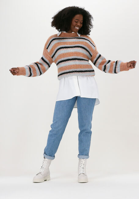Oranje SECOND FEMALE Trui MARION KNIT O-NECK - large