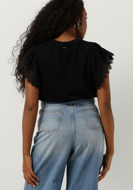 Zwarte TWINSET MILANO T-shirt KNITTED BLOUSE - large
