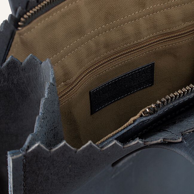 Blauwe MYOMY Handtas MY PAPER BAG LONG HANDLE ZIP Blauwe MYOMY Handtas MY PAPER BAG LONG HANDLE ZIP - large