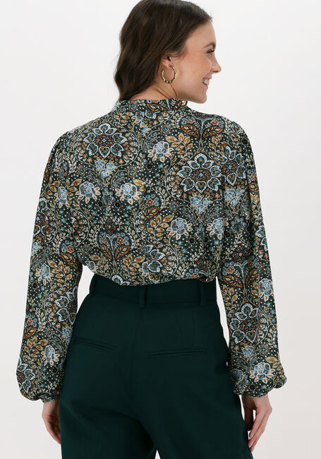 Witte SUMMUM Blouses TOP FLOWERS AND LEAVES - large