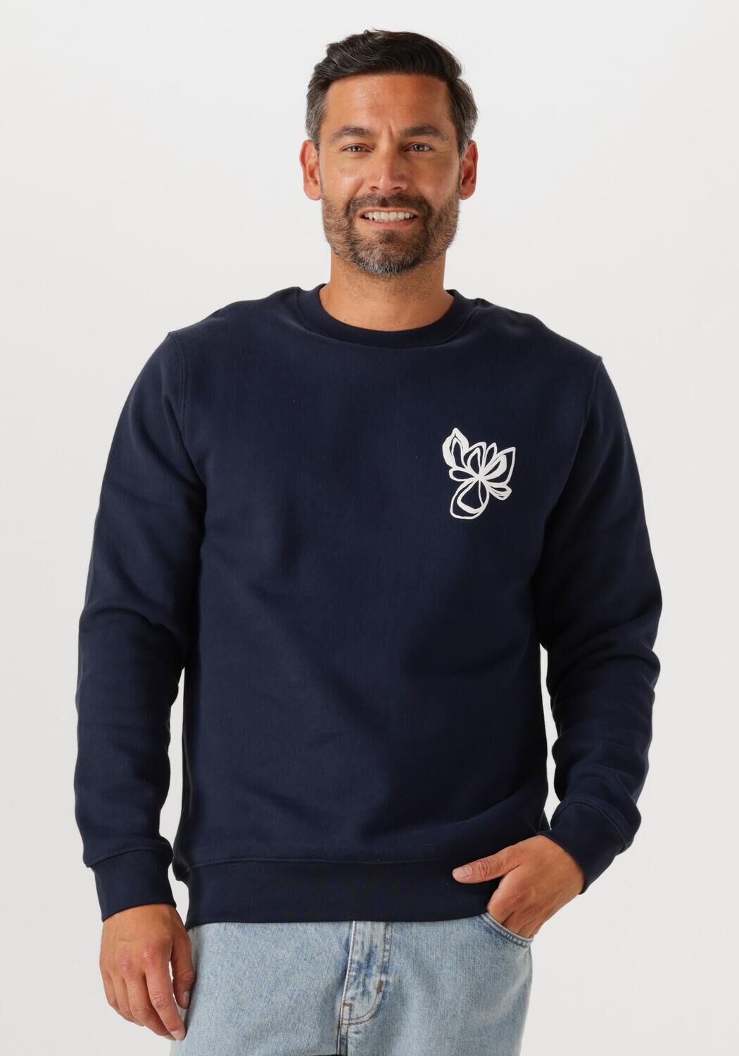 THE GOODPEOPLE Heren Truien & Vesten Lito Donkerblauw