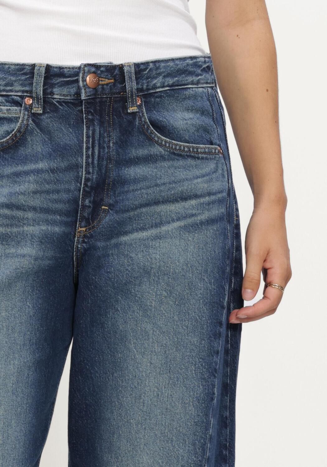 Blauwe LEE Jeans RIDER BARREL - large