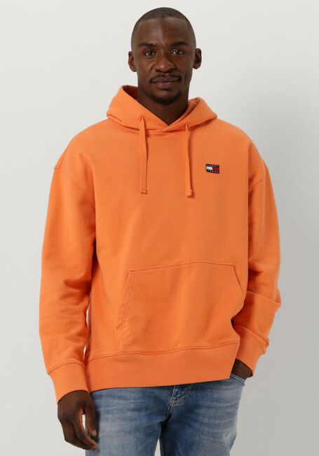 Oranje TOMMY JEANS Sweater TJM RLX XS BADGE HOODIE - large