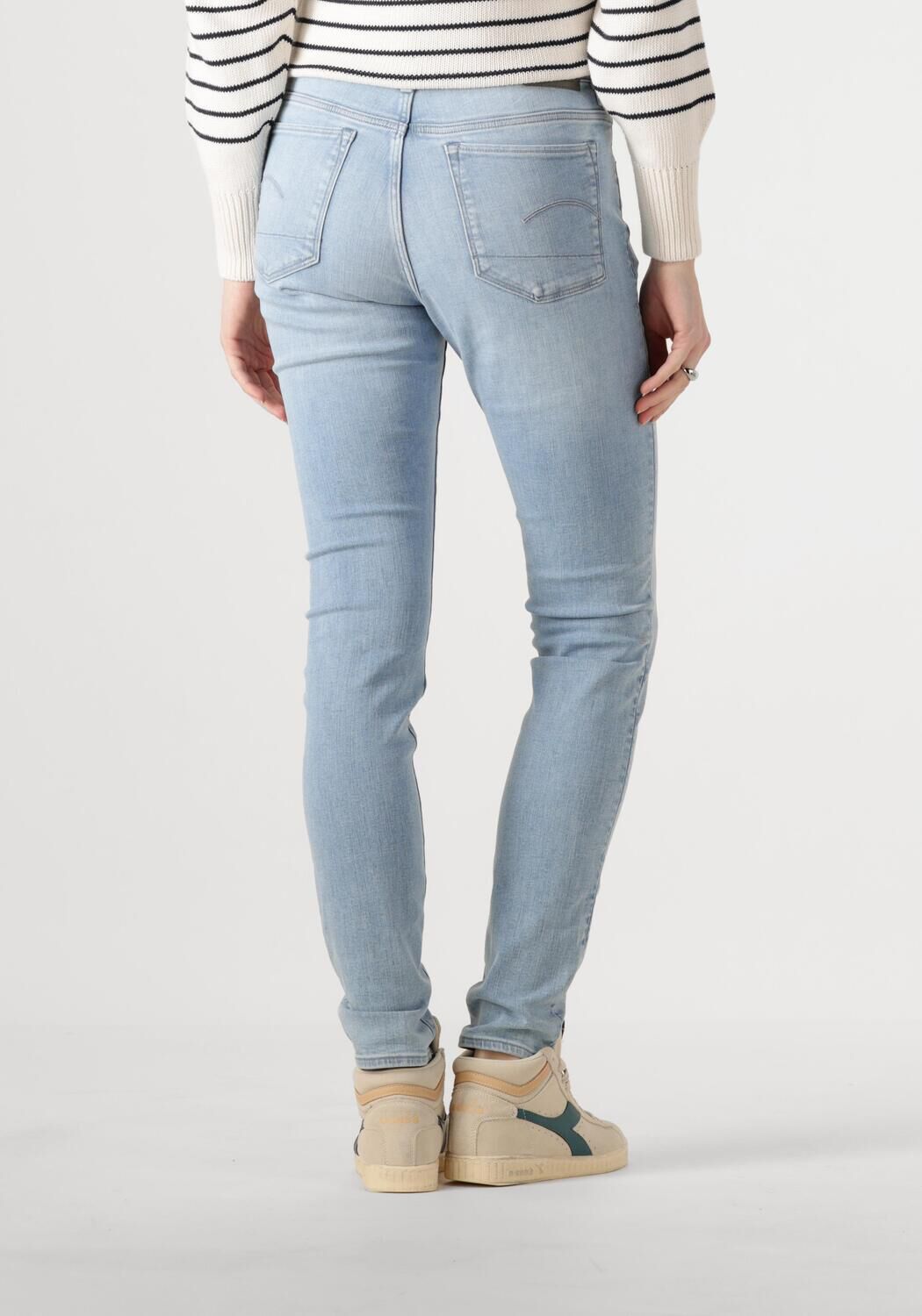 G-STAR RAW Dames Jeans 3301 Skinny Wmn Lichtblauw