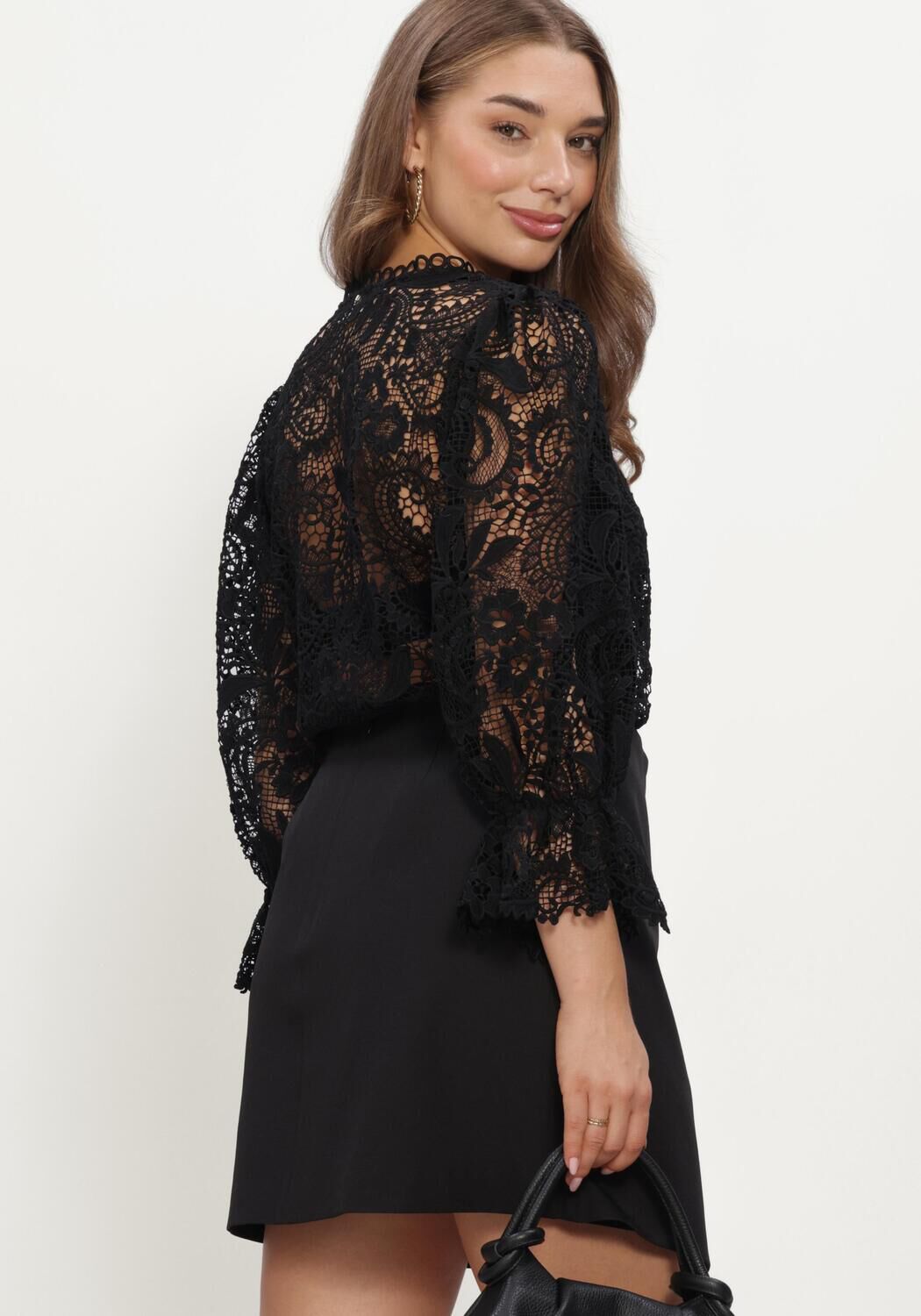 Zwarte NOTRE-V Blouses NV-ISOLDE - large