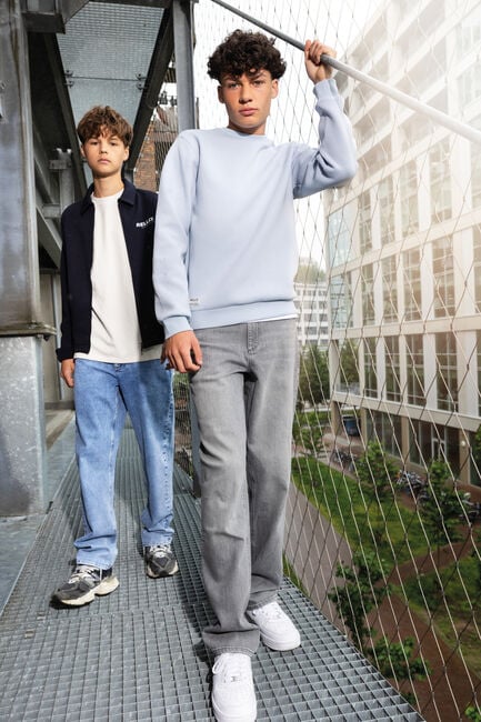 Blauwe RELLIX Wide jeans 2813 LOOSE WIDE JEANS - large