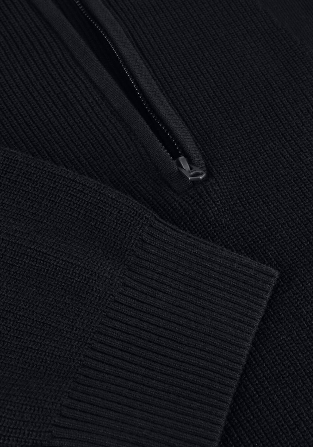 Donkerblauwe G-STAR RAW Trui STRUCTURE HALF ZIP KNIT - large