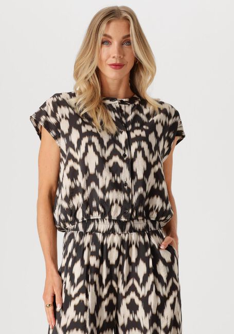 Bruine BY-BAR Blouses LODE BROWN BATIK BLOUSE - large