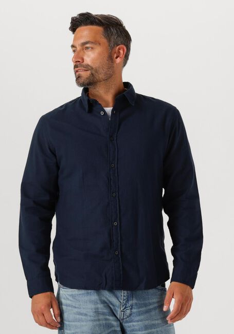 Blauwe SELECTED HOMME Casual overhemd SLHSLIMOWEN-BRUSHED SHIRT LS NOOS - large