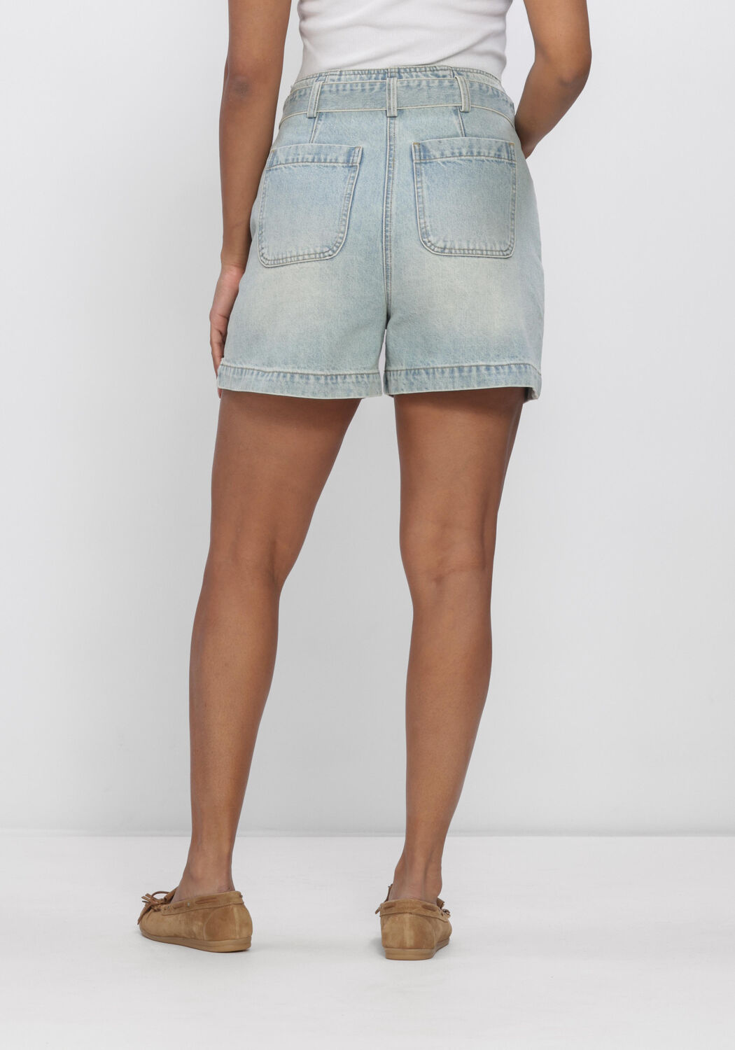 Blauwe CIRCLE OF TRUST Shorts LOWEY SHORT - large
