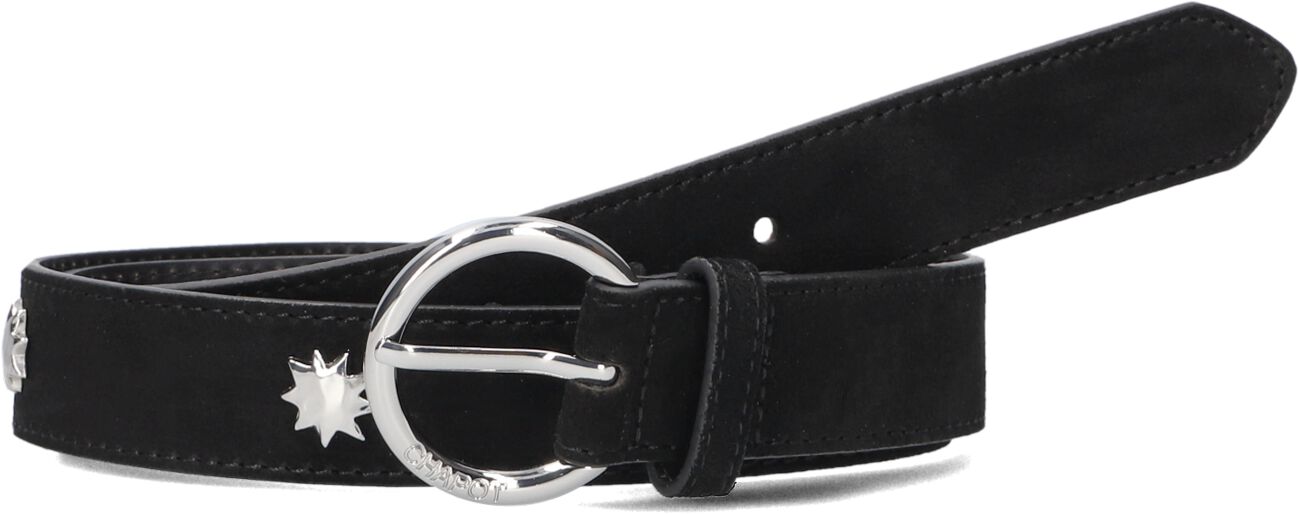 FABIENNE CHAPOT Dames Riemen Hammered Star Belt Zwart