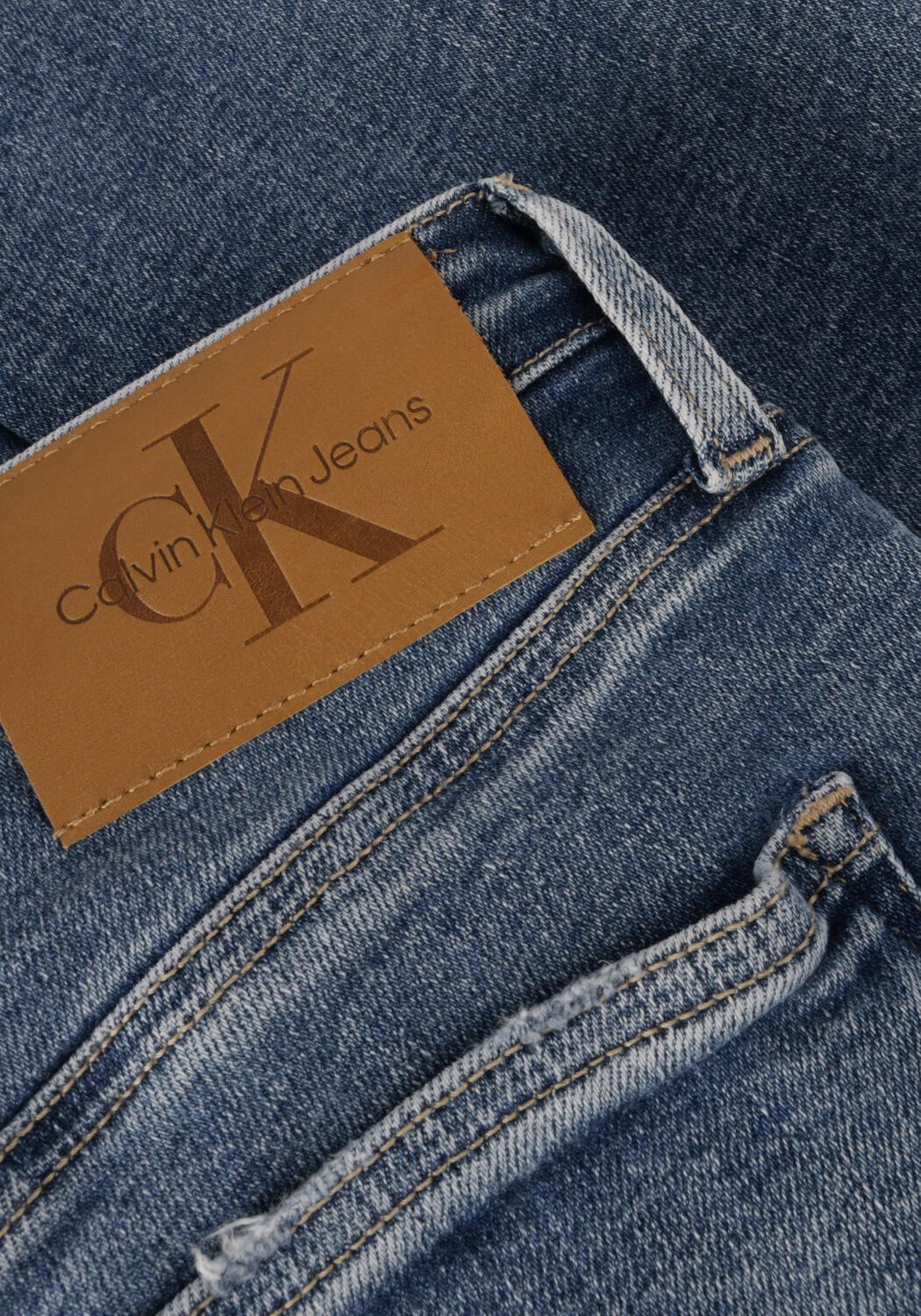 Blauwe CALVIN KLEIN Slim fit jeans HIGH RISE SKINNY - large