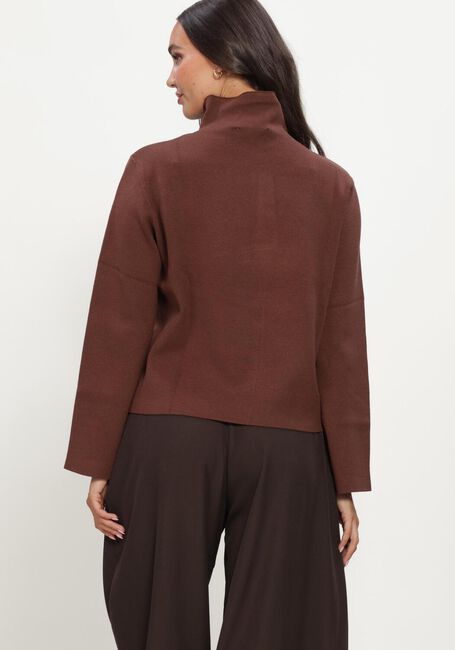 Bruine MINUS Trui MSLUPI HIGH NECK KNIT PULLOVER - large
