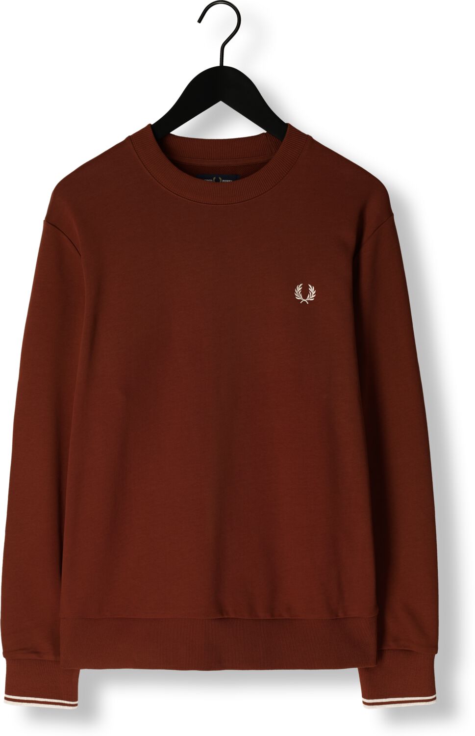 FRED PERRY Heren Truien & Vesten Crew Neck Sweatshirt Roest