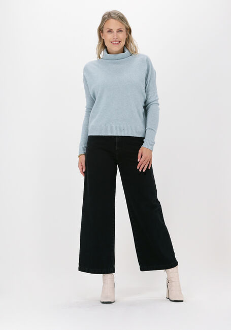 Lichtblauwe KNIT-TED Coltrui LOIS PULLOVER - large